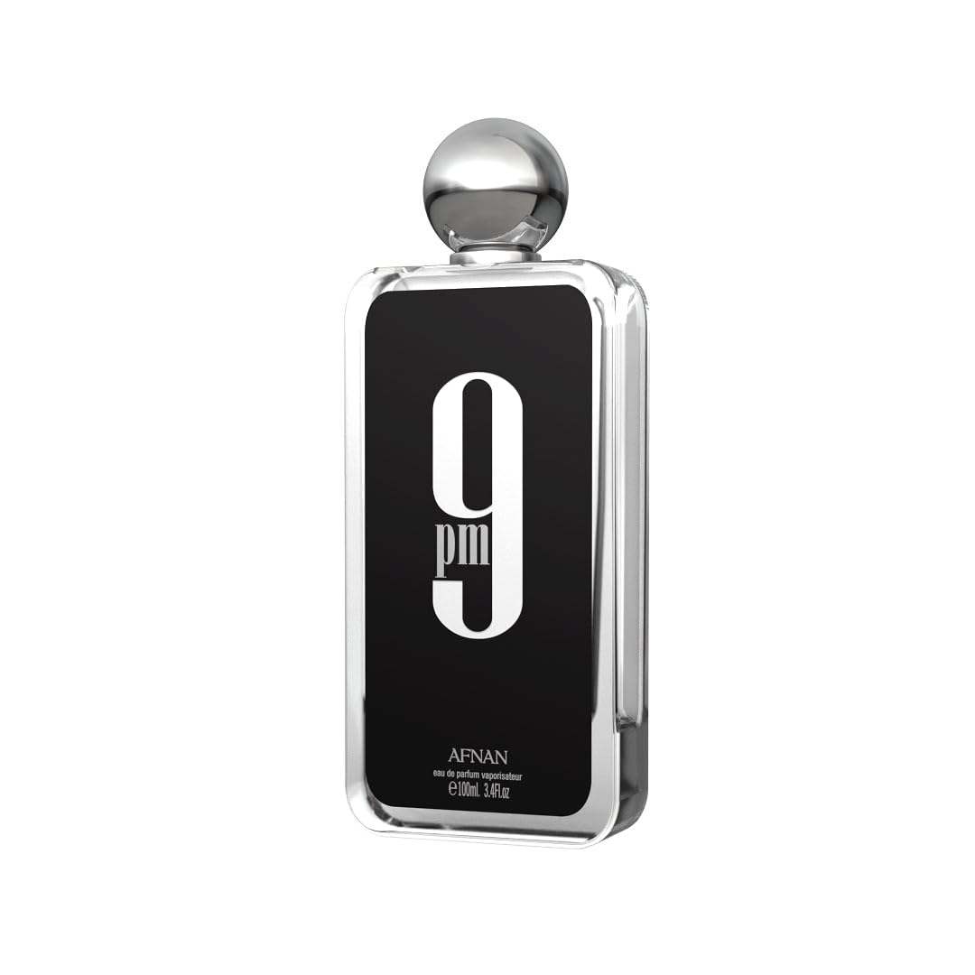 Afnan 9 PM For Men Eau De Parfum Spray Size: 3.4 FL OZ / 100ml
