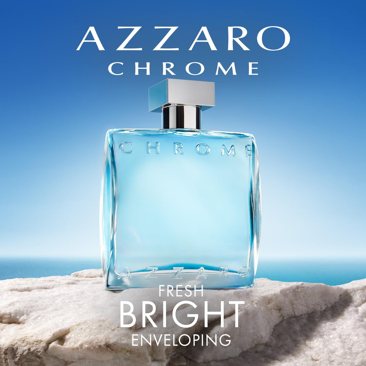 Azzaro Chrome for Men Eau de Toilette Spray Size: 3.3 FL OZ / 100ml