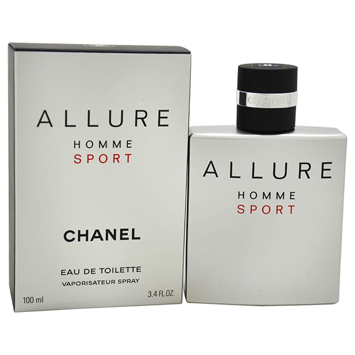 Chanel Allure Homme Sport Eau de Toilette Spray Size: 3.4 FL OZ / 100ml