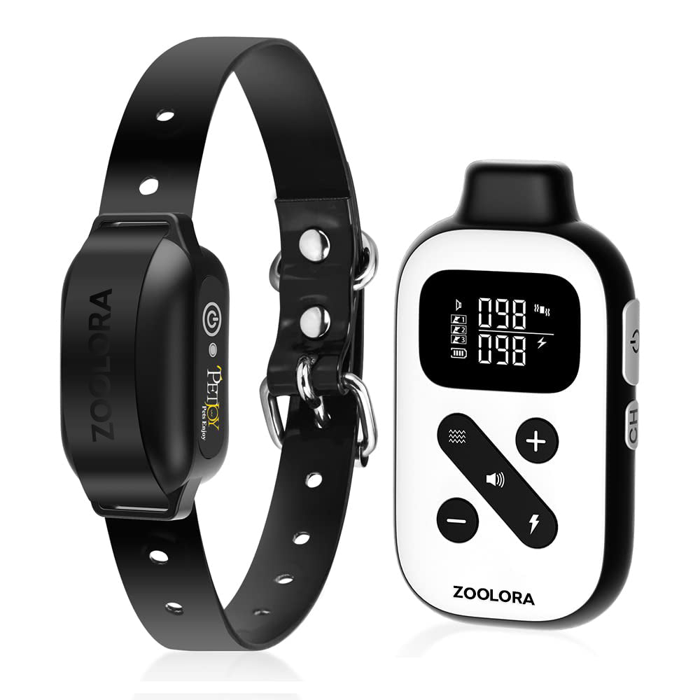 Zoolora Bark and Training Collar Combo with Remote