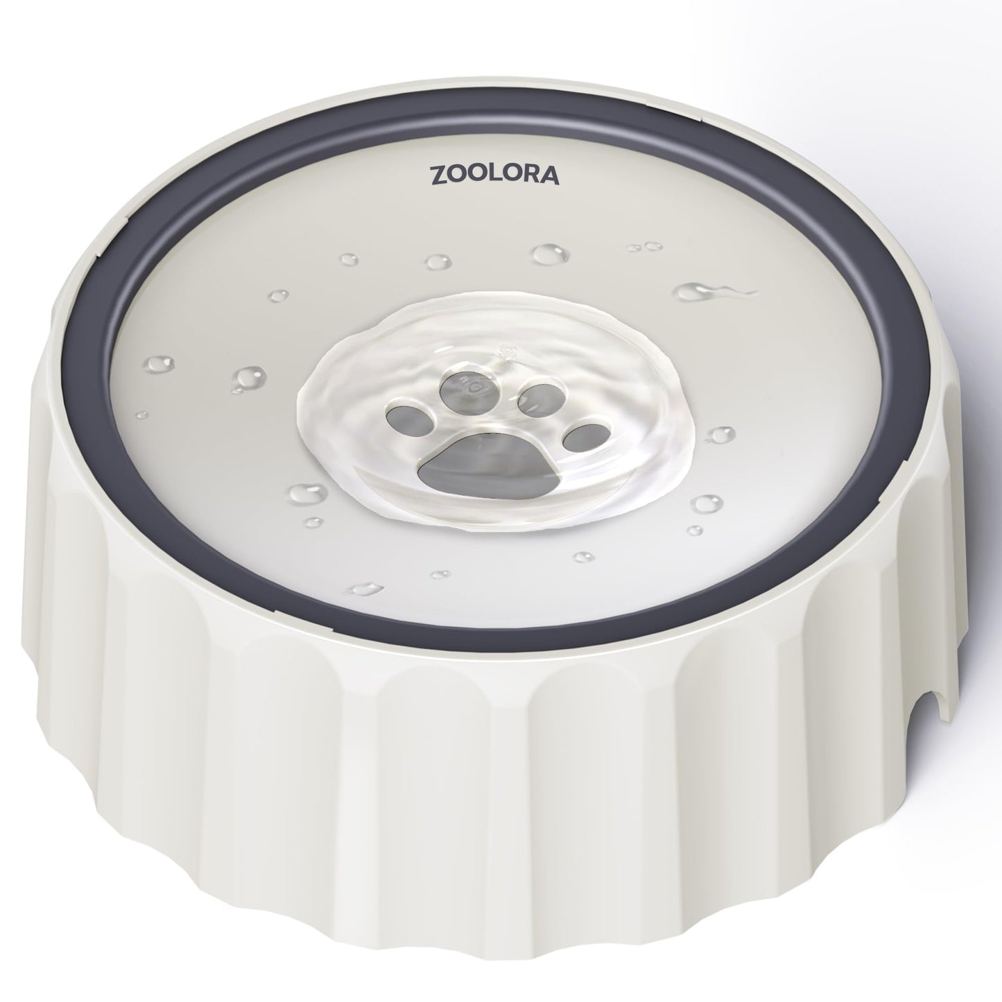 Zoolora 70oz/2L Dog Water Bowl No Spill Dispenser