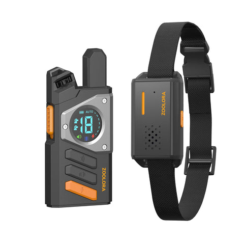 Zoolora 2-in-1 Dog Shock Collar (Remote & Auto Bark Mode)