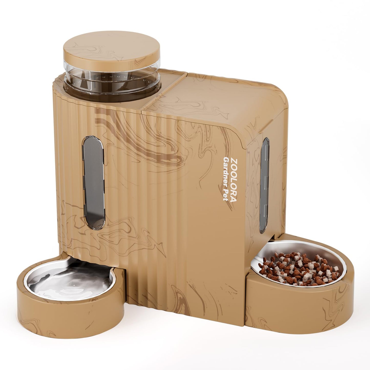 Zoolora Gravity Automatic 2-in-1 Pet Feeder & Water Dispenser