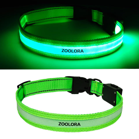 Zoolora LED Dog Collar Light Up with 2025 Bright Beads