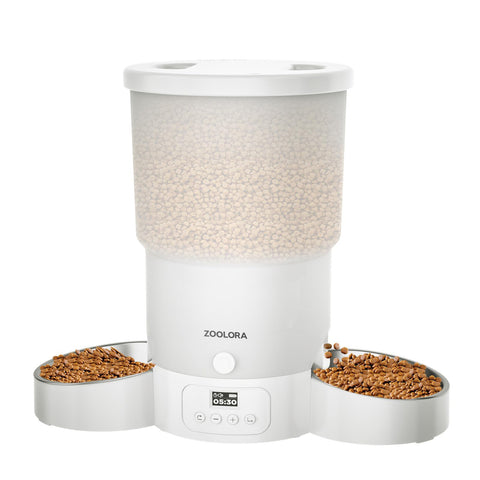 Zoolora 5L Automatic Cat Feeder for 2 Cats