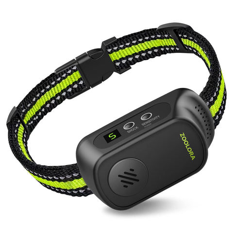 Zoolora Rechargeable Dog Bark Collar (Beep, Vibe, Shock)