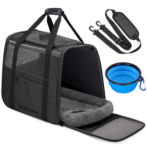 Zoolora Premium Cat & Small Dog Airline Approved Pet Carrier