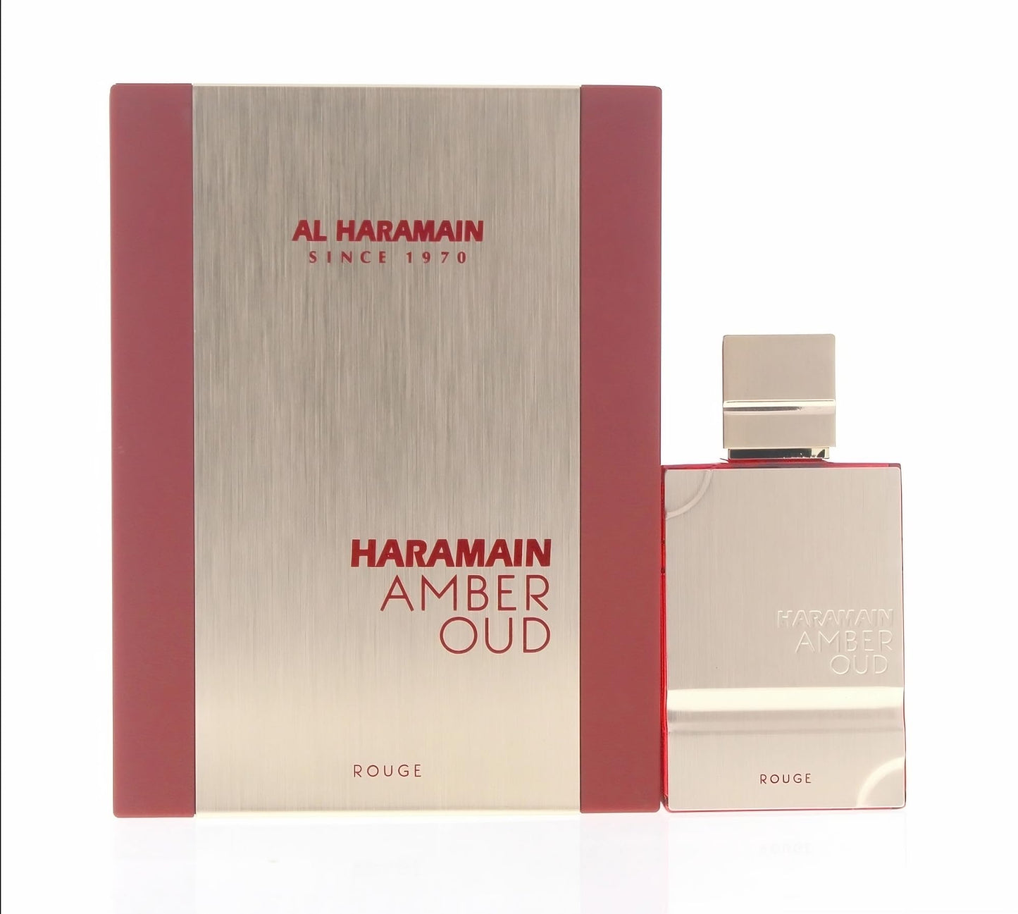 Al Haramain Amber Oud Rouge Eau de Parfum Spray Size: 2 FL OZ / 60ml