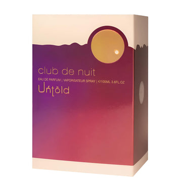 Armaf Club De Nuit Untold for Men Eau de Parfum Spray Size: 3.6 FL OZ / 105ml