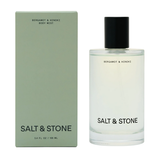 Salt & Stone Body Mist Bergamot & Hinoki Scent Size: 3.4 FL OZ / 100ml