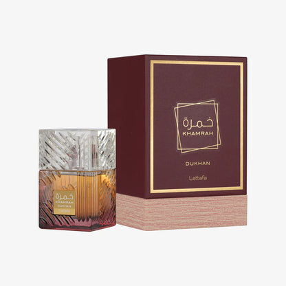 Lattafa Khamrah Dukhan Eau de Parfum Spray Size: 3.4 FL OZ / 100ml