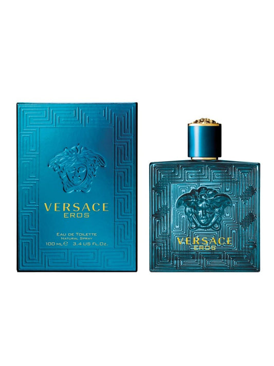 Versace Eros for Men Eau de Toilette Spray Size: 3.4 FL OZ / 100 ml