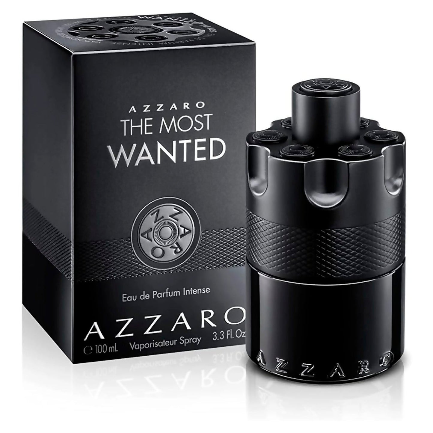 Azzaro The Most Wanted Intense Eau De Parfume Spray Size:  3.3 FL OZ / 100ml