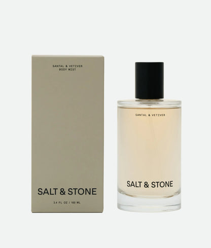 Salt & Stone Body Mist Santal & Vetiver Scent Size: 3.4 FL OZ / 100ml