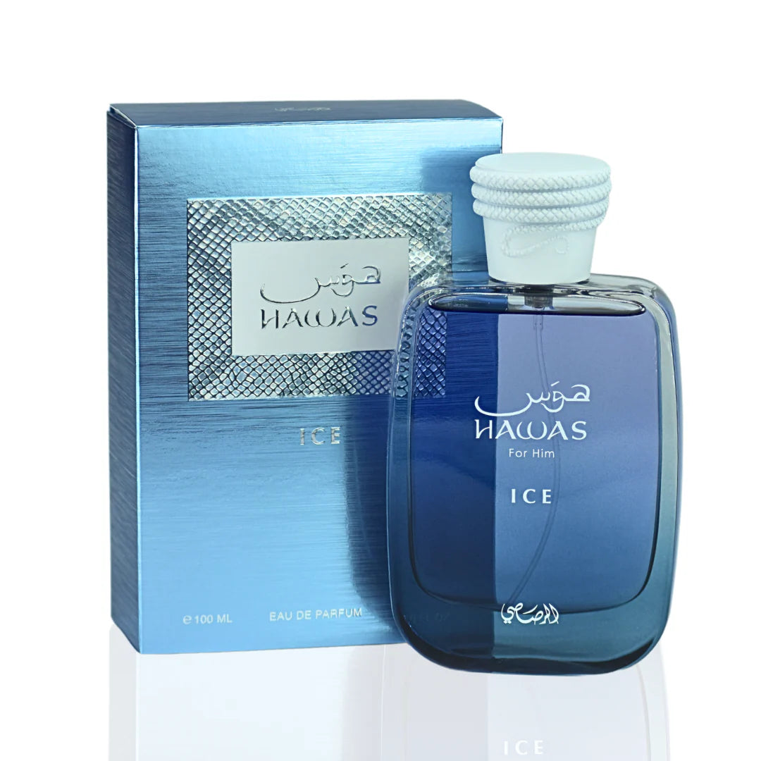 RASASI Hawas Ice for Men De Parfum Spray Size: 3.4 FL OZ / 100ml