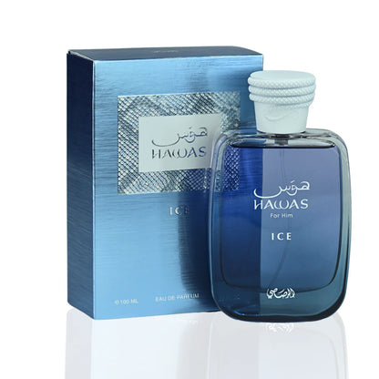 RASASI Hawas Ice for Men De Parfum Spray Size: 3.4 FL OZ / 100ml